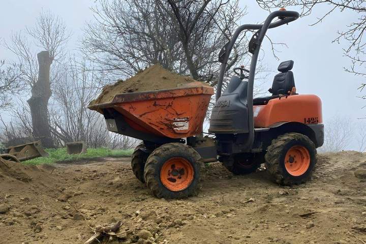 Retrait de terre végétale, Auterive